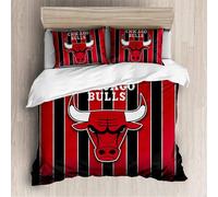 Découvrez Notre Parure De Lit Avec Housse De Couette En Microfibre Haut De Gamme Et Deux Taies D'oreiller, Motif Équipe De Basket-Ball