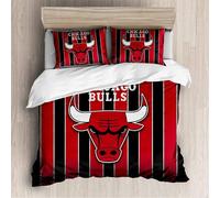Découvrez Notre Parure De Lit Avec Housse De Couette En Microfibre Haut De Gamme Et Deux Taies D'oreiller, Motif Équipe De Basket-Ball