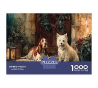 Découvrez Notre Puzzle Stitch 1000 Pieces avec Un Chien comme Héros - Un Puzzle 1000 Pieces Adulte Qui Honore Le Monde Animaux 38x26cm/1000pcs