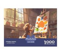 Découvrez Notre Puzzle Stitch 1000 Pieces avec Un Chien comme Héros - Un Puzzle 1000 Pieces Adulte Qui Honore Le Monde Animaux 52x38cm/1000pcs