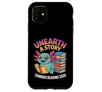 Découvrez Une Histoire | Axolotl Bookworm, Lecture Estivale 2026 Coque pour iPhone 11