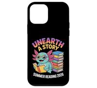 Découvrez Une Histoire | Axolotl Bookworm, Lecture Estivale 2026 Coque pour iPhone 12 Mini