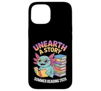 Découvrez Une Histoire | Axolotl Bookworm, Lecture Estivale 2026 Coque pour iPhone 15