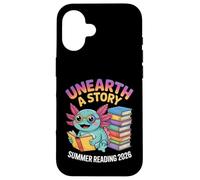 Découvrez Une Histoire | Axolotl Bookworm, Lecture Estivale 2026 Coque pour iPhone 16