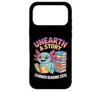 Découvrez Une Histoire | Axolotl Bookworm, Lecture Estivale 2026 Coque pour iPhone 17 Pro Max
