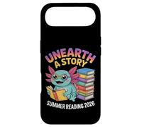 Découvrez Une Histoire | Axolotl Bookworm, Lecture Estivale 2026 Coque pour iPhone Air