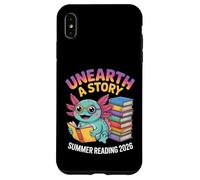 Découvrez Une Histoire | Axolotl Bookworm, Lecture Estivale 2026 Coque pour iPhone XS Max