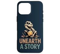 Découvrez Une Histoire : T-Rex lisant Un Livre Coque pour iPhone 16 Pro Max