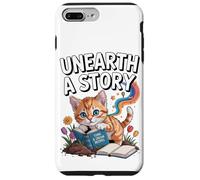 Découvrez Une Histoire ; Un Mignon Chaton lit Un Livre Coque pour iPhone 7 Plus/8 Plus