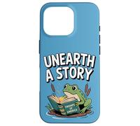Découvrez Une Histoire : Une Grenouille lisant Un Livre, été 2026 Coque pour iPhone 16 Pro