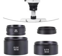Découvrez une visualisation améliorée avec lentille auxiliaire 0 5X/0 7X pour microscopes à zoom stéréo trinoculaire (0,5X)