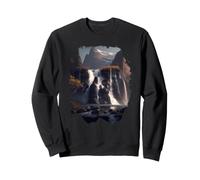 Découvrir la beauté Naturelle Cascade dans Un Paysage Sweatshirt