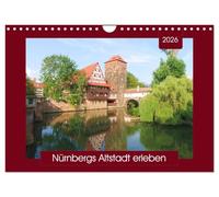 Découvrir la vieille ville de Nuremberg, Version française (Calendrier mural 2026 DIN A4 portrait), Calendrier CALVENDO mensuel