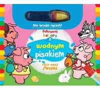 Découvrir les couleurs avec un crayon aquarelle Les trois petits cochons - arrangement collectif (Bildungsbuch für Kinder auf Polnisch)