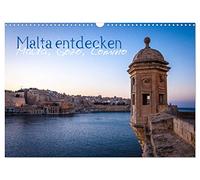 Découvrir Malte Malte, Gozo, Comino, Version française (Calendrier mural 2026 DIN A3 portrait), Calendrier CALVENDO mensuel