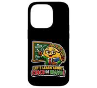 Découvrons Le Taco Funny Teacher de Cinco De Mayo Coque pour iPhone 14 Pro