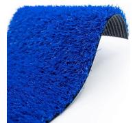 Decoweb Gazon Artificiel classé feu - Bleu - 22 mm - Rouleau de 2m x 19m