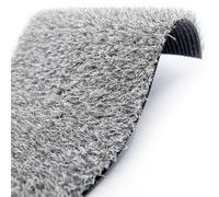 Decoweb Gazon Artificiel classé feu - Gris Argent - 22 mm - Rouleau de 2m x 5m