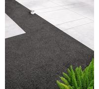 Decoweb Gazon Artificiel Métropolitain Gris foncé - 22 mm - 2m x 4m