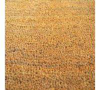 Decoweb Paillasson - Tapis Brosse Coco - Écru - EP. 17mm - Echantillon 13 x 13 cm