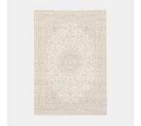 Decoweb Tapis à Motif Floral Oriental - Médina - Écru - 120 x 170 cm