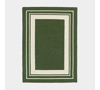 Decoweb Tapis Imitation Fibres Naturelles Provence Vert forêt 160 x 230 cm