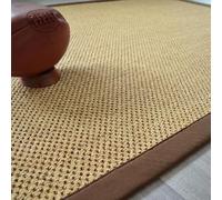 Decoweb Tapis sisal - Kidara chaume - Ganse Brune - 200 x 290 cm