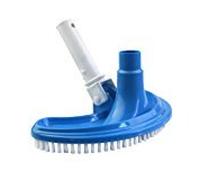 Decoytec Balai Fond Manuel Demi-lune Avec brosses et connexion pour barres avec fixation clip