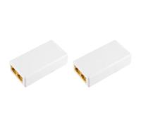 Decqerbe 2X RéPéTeur POE 2 Ports 10/100 Mbps 1 à 2 Extensions Poe avec IEEE802.3Af/at 48 V pour Commutateur Poe NVR CaméRa IP AP Parts