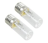 Decqerbe 2X UVC Lights Ampoule Germicide Lampe Ultraviolette DC 10V UV Tube de Lumière Ampoule E17 3W Désinfection Lampe à Quartz