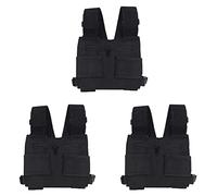 Decqerbe 3X Radio Talkie Walkie Poche de Poitrine Harnais Paquet Etui Deux W