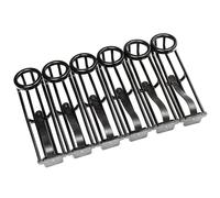 Decqerbe 6 Pièces Table de Billard Rail de Poche Table de Billard Piste Coulissante Snooker Fournitures de Billard Accessoires de Table de Billard