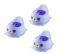 Decqerbe Lot de 3 pots pour avec dossier - Pot portable pour enfants et garçon - Violet
