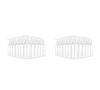 Decqerbe Paquet de 24 Bouteilles de Voyage Transparentes de 3,4 Oz / 100 Ml Bouteille de Pompe Bouteille de Distributeur de Lotion pour, de Massage, Shampooing