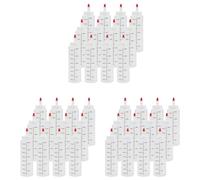 Decqerbe Paquet de 36 Bouteilles de Compression de Condiments de 8 Oz avec Bouchon à Pointe Rouge - Bouteille en Plastique pour Ketchup, Sauces, Sirop