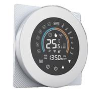 Decqerbe Tuya Thermostat WiFi LCD numérique tactile contrôle de la température pour Alexa blanc, chaudière à gaz (WiFi) facile à installer