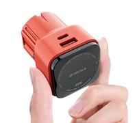 decqle Adaptateur Prise Universelle Mini, Adaptateur Voyage International avec 1 USB-C (PD 45W) ＆ 1 USB-A, Concerner France vers USA, UK, EU, AU ＆ 224+ Pays