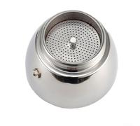 Décrément en poudre pressée à moka en acier inoxydable pour cafetière expresso, compatible avec les modèles de 4 tasses et 6 tasses, presse uniformément le marc de café pour une extraction constante