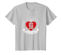 Décret Royal de la Reine des cœurs avec Leurs têtes T-Shirt, Enfant, Argent, 12 Ans