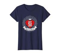Décret Royal de la Reine des cœurs avec Leurs têtes T-Shirt, Femme, Bleu Marine, M