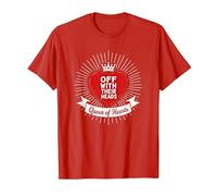 Décret Royal de la Reine des cœurs avec Leurs têtes T-Shirt, Homme, Rouge, L