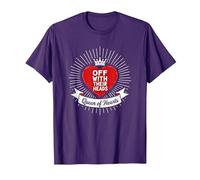 Décret Royal de la Reine des cœurs avec Leurs têtes T-Shirt, Homme, Violet, S