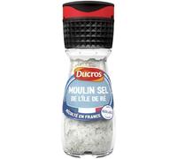 DECRO - Moulin Sel Marin de l'Île de Ré, Assaisonnement Naturel pour Saveurs Authentiques (60g) - Le lot de 4