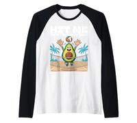 Décroche-moi avec ton plus beau motif de volley-ball amusant en guac Manche Raglan