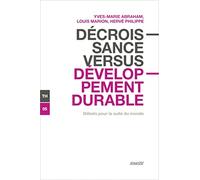 Décroissance Versus Développement Durable