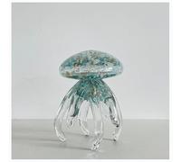 DECRZPB Figurine de Poulpe en Verre soufflé Fait Main émail coloré Presse-papiers Ornements de Table décoration d'intérieur