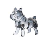 DECRZPB Figurine en Cristal représentant Un Bouledogue Noir Sculpture Faite à la Main Cadeau d'anniversaire décoration de Table