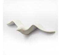 DECRZPB Sculpture d'oiseau de mouette blanche en céramique fabriquée à la main décoration d'art mural suspendu à la maison