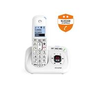 Alcatel Téléphone sans fil DECT XL785 - Répondeur, grand écran, grandes touches Blanc