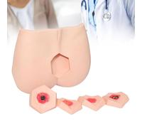 Decubitus - Modèle de soin des ulcères - Simulateur de plaies de lit portable pour les soins infirmiers et les personnes âgées - Évaluation réaliste des plaies et pratique du nettoyage